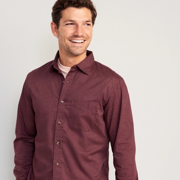 Old Navy Slim Fit Built-In Flex Everyday Shirts - Picture 1 of 2